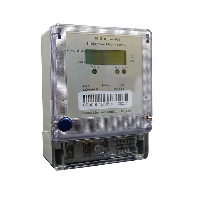 Single Phase Wall-Mounted LoRaWAN Electric Meter